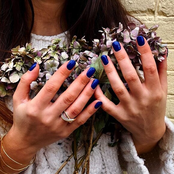 UNY Ring Vintage Designer Fashion Brand Women Valentine Gift Two Tone Plating Tw - Picture 7 of 8